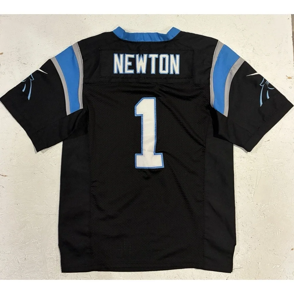 Nike Carolina Panthers Mens 40‎ Jersey Cam Newton #1 On Field NFL Football Black